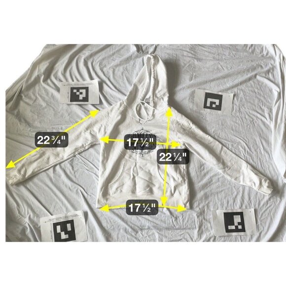 Harley-Davidson White Hoodie Sweatshirt Featuring Kansas City Logo Womens S - Picture 7 of 7